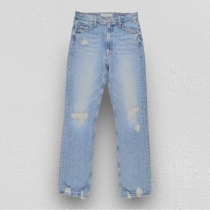 NWT MOTHER High-Waisted Rider Skimp in The Confession - Made in USA - Size 28